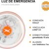 Baliza V16 con geolocalización 3.0 aprobada por la DGT, plan de datos incluido hasta 2038, base magnética IP54 resistente al agua, visible 360º, cumple normativa 2026, luz LED coche obligatoria para señalizar averías